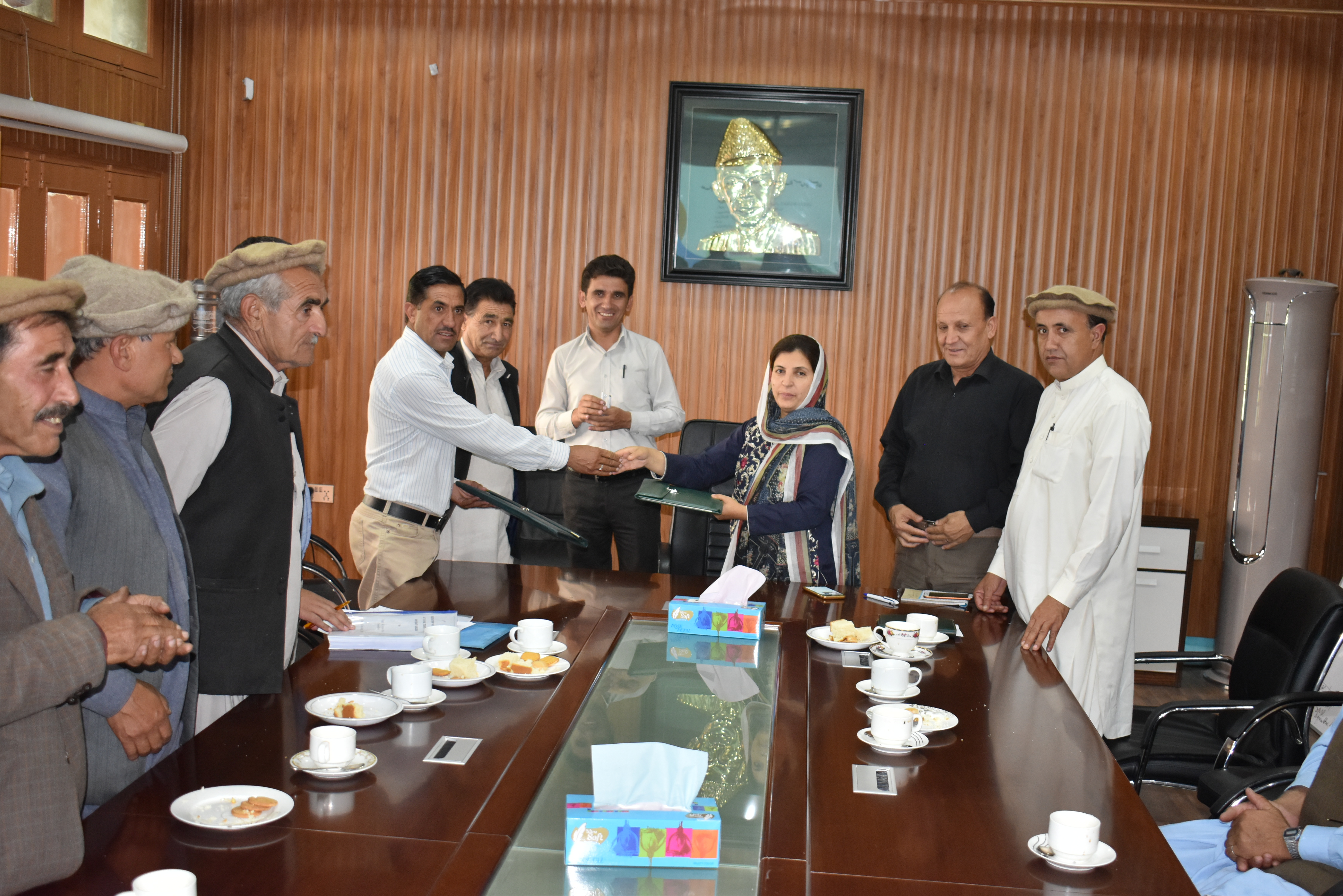 MoU signing with Taus Yasin community ΓÇö inclusive partnerships for poverty reduction
