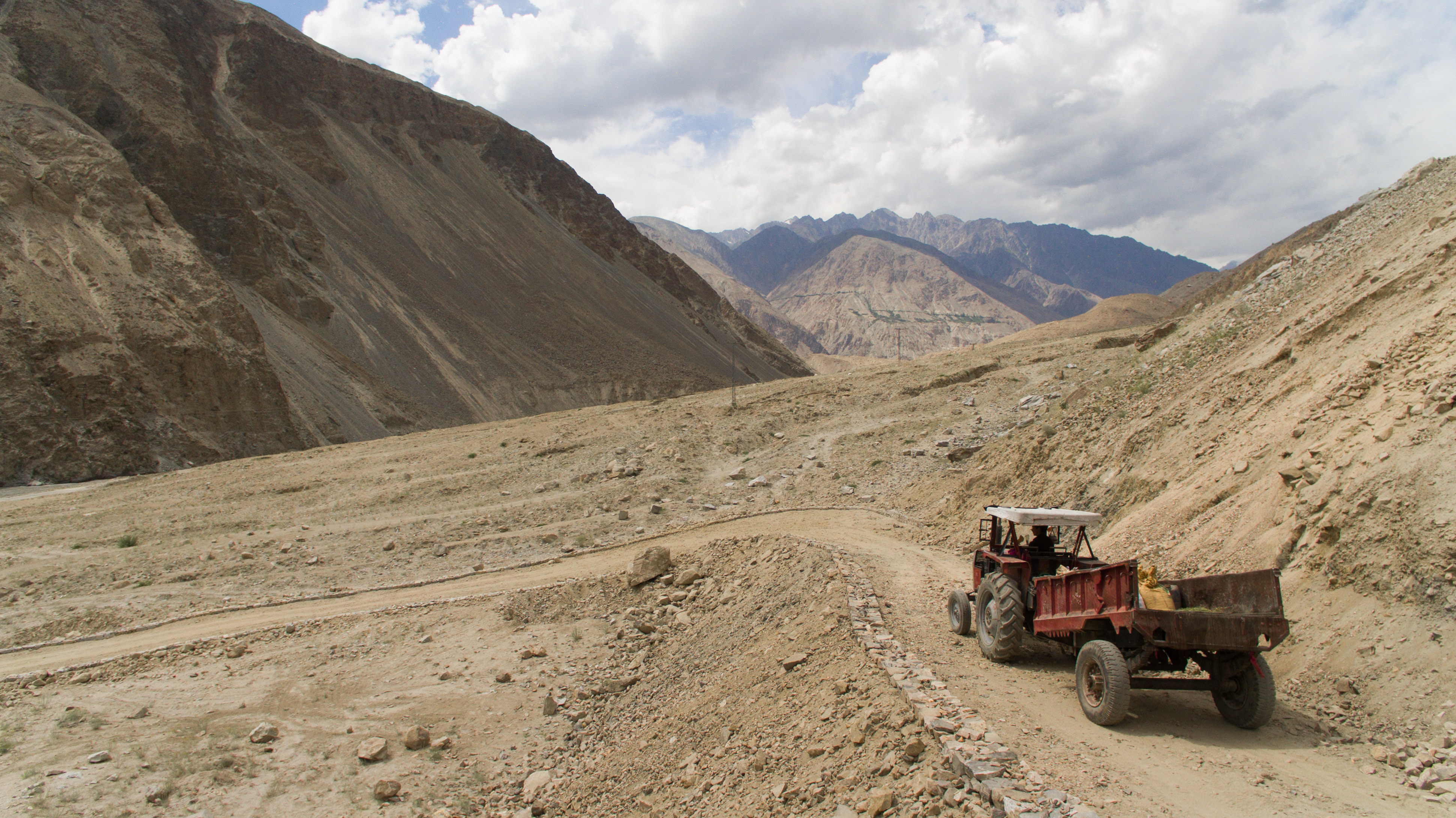 Thahgus FMR, Ghanche ΓÇö completed Farm-to-Market Road connecting remote village to markets